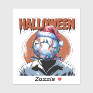 Festive Baseball: Halloween Meets Christmas