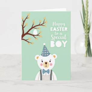 Festive Bear Springtime Card