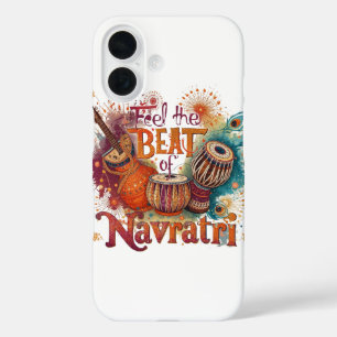 Festive Beats – Colourful Navratri Celebration Des iPhone 16 Case