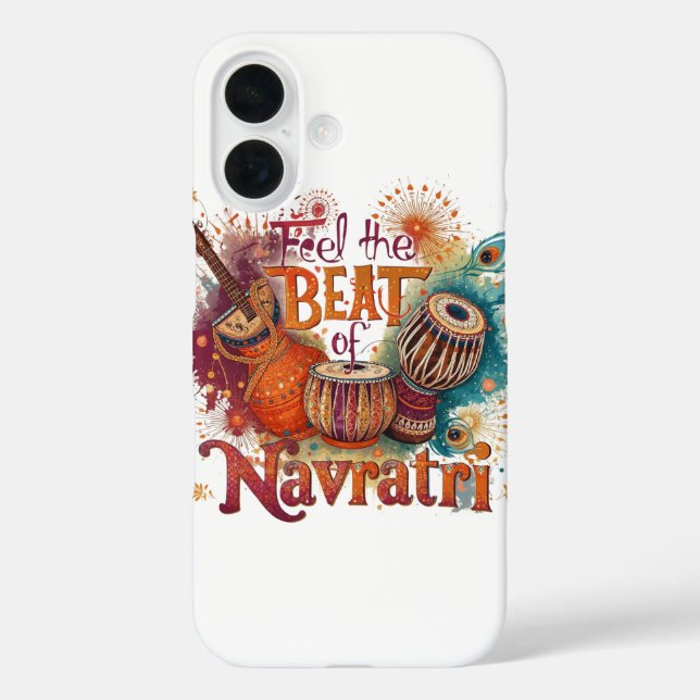 Festive Beats – Colourful Navratri Celebration Des Case-Mate iPhone Case (Back)