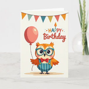 Festive Bird Celebration Card