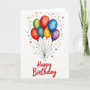 Festive Birthday Confetti Card