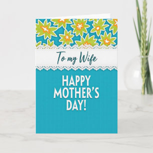 Festive Blossom Mothers Card