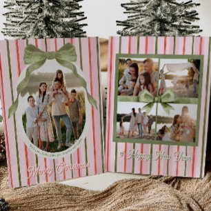 Festive Bow Photo Christmas Cards