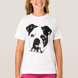 Festive Bulldog Close-Up T-Shirt