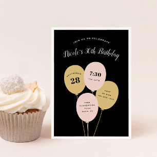 Festive Bunch Birthday Party Invitation