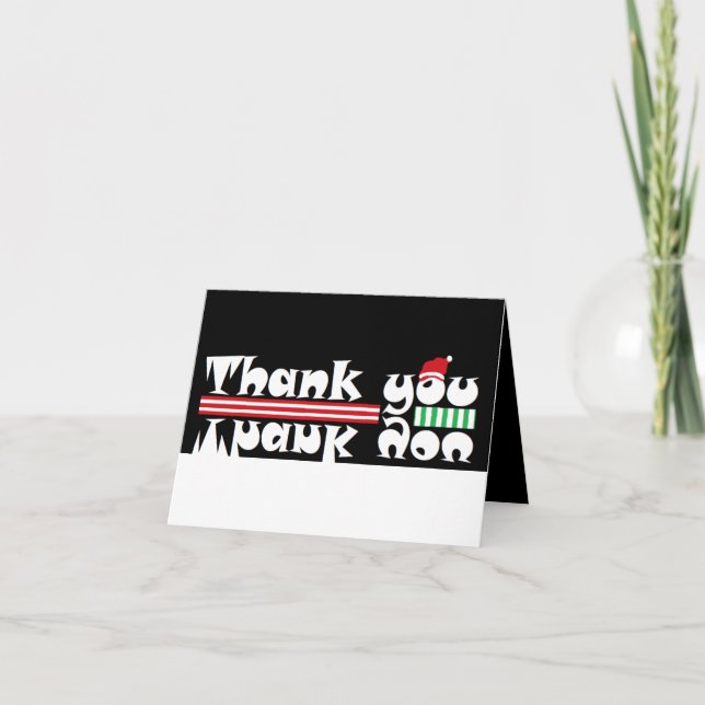 Festive Candy, Employee Thank You Card (Front)