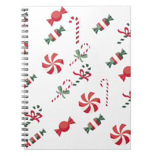 Festive Candy Spiral Notebook