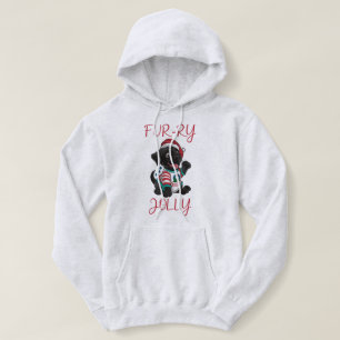 "Festive Canine Joy" Hoodie