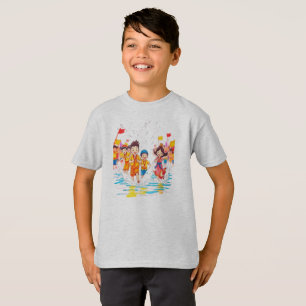Festive Cartoon Celebration T-Shirt