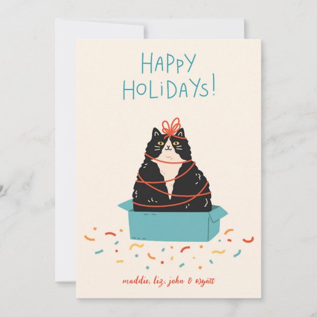 Festive Cat Holiday (Front)