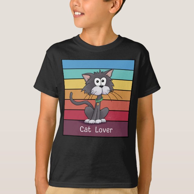 Festive Cat Lover   T-Shirt (Front)