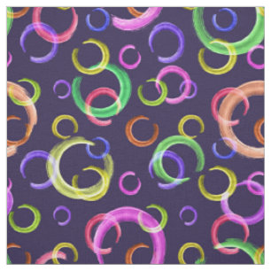 Festive, chaotic, colourful, confetti, polka dots, fabric