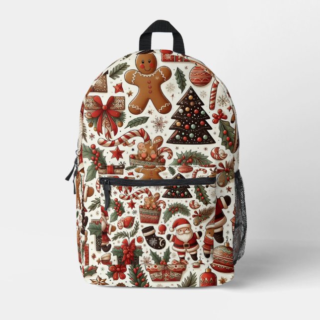 Festive Cheer Christmas Backpack (Front)