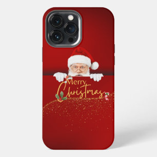 Festive Cheer: Santa Claus Merry Christmas iPhone 13 Pro Max Case