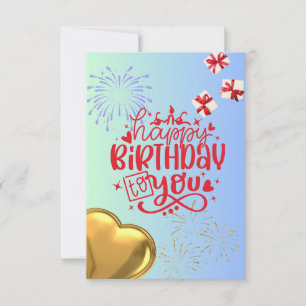 Festive Cheers Thank You Card