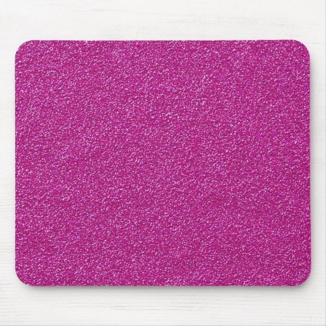 Festive Chic Pink Glitter Background Romantic Mouse Pad (Front)