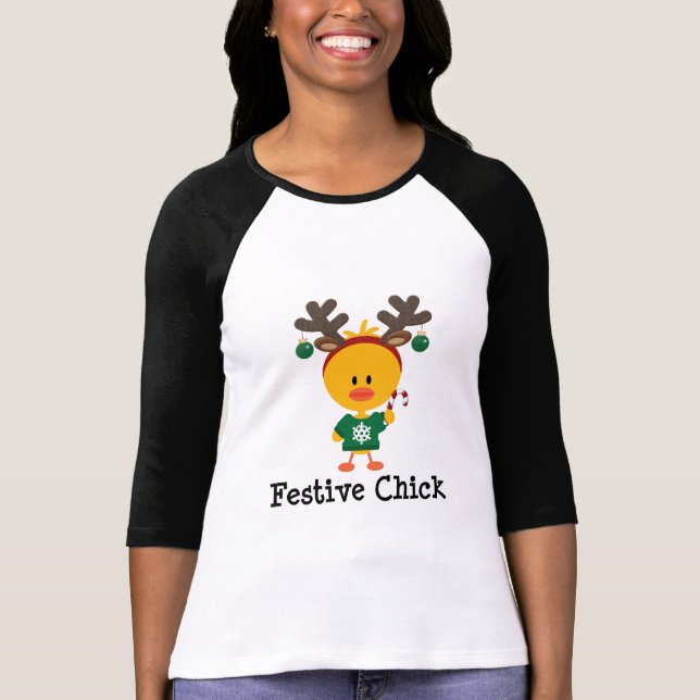 Festive Chick T-Shirt (Front)