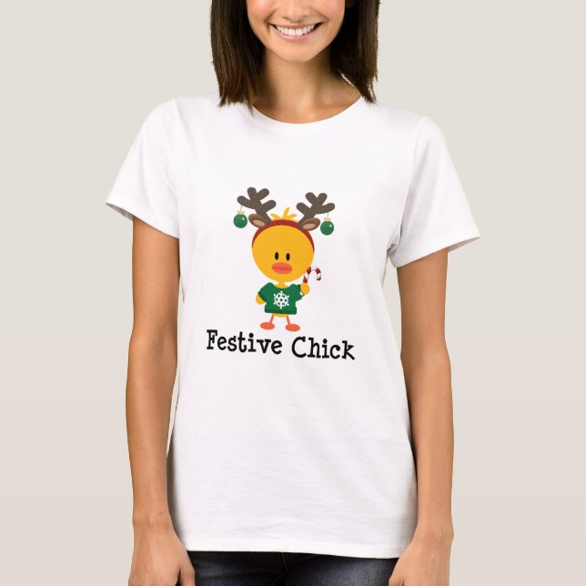 Festive Chick T-Shirt (Front)