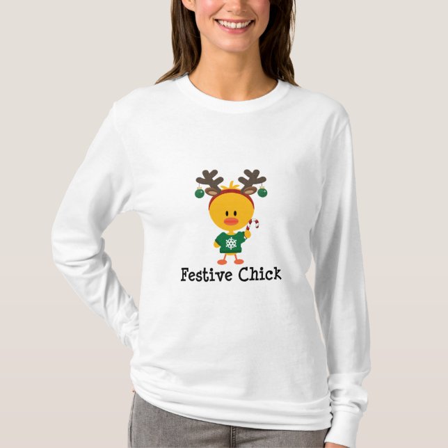 Festive Chick T-Shirt (Front)