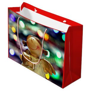 Festive Christmas Angel Gift Bag