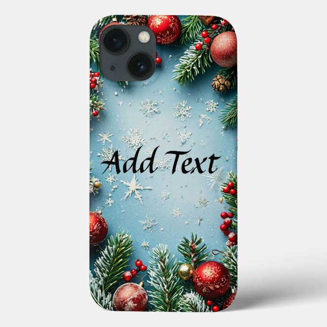 Festive Christmas Arrangement Case-Mate iPhone Case (Back)