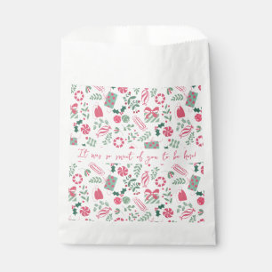 Festive Christmas Baby Shower Favour Bags