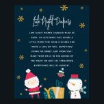 Festive Christmas Baby Shower 'Late Night Diaper' Poster<br><div class="desc">Festive Christmas Gender Neutral Baby Shower 'Late Night Diapers' Game.</div>