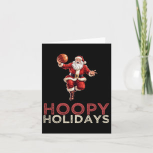 Festive Christmas Basketball Santa 1 Card