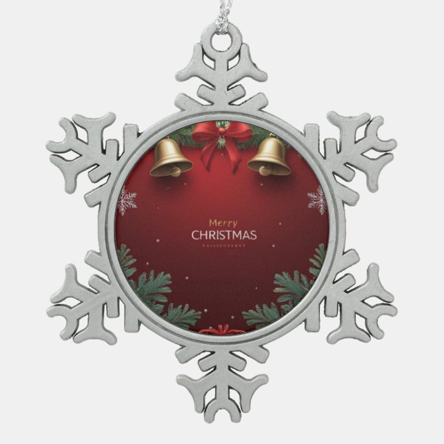 Festive Christmas Bells and Ornaments design  (Front)