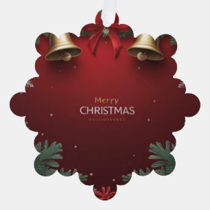 Festive Christmas Bells and Ornaments design