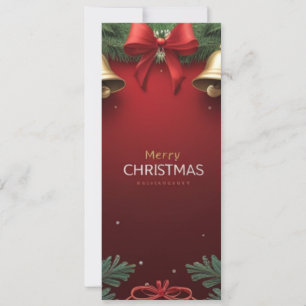 Festive Christmas Bells and Ornaments design Announcement