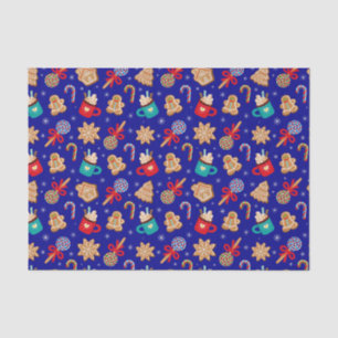 Festive Christmas Candy, Cookies and Hot Chocolate Tissue Paper