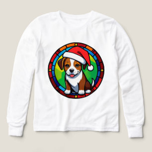 Festive Christmas Cartoon Dog