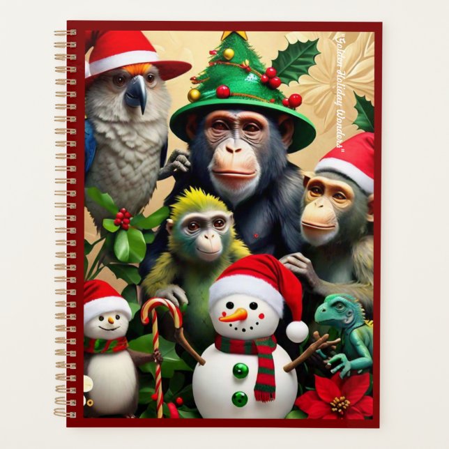 "Festive Christmas Cheer" Planner (Front)
