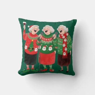 Festive Christmas Cushion for Women – Ugly Christm