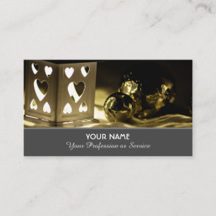Festive Christmas decoration celebration Business Card