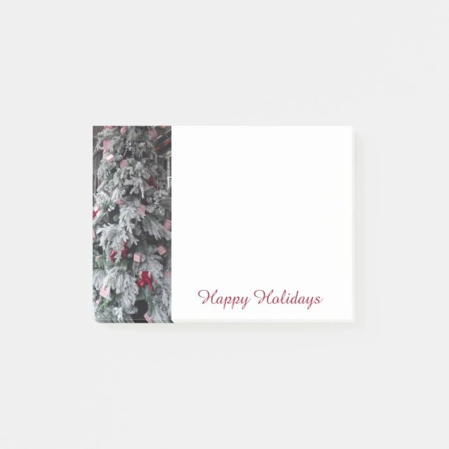 Festive Christmas Decorations Post-It® Notes (Front)