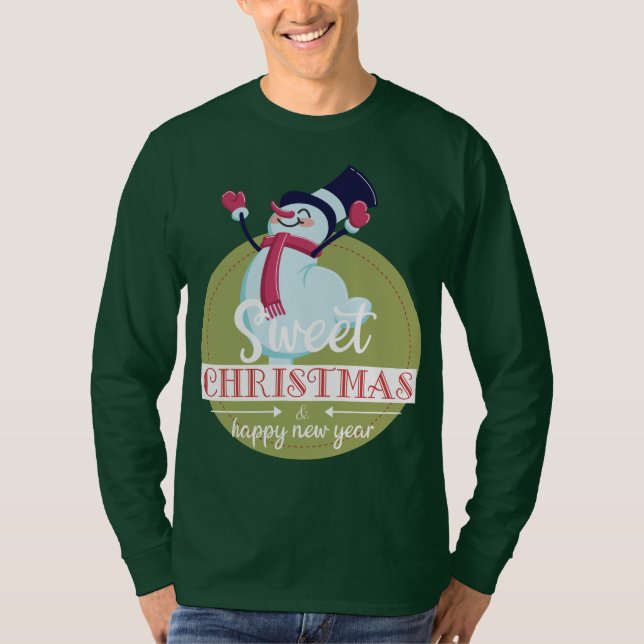 Festive Christmas Design – Joyful Holiday Art for  T-Shirt (Front)