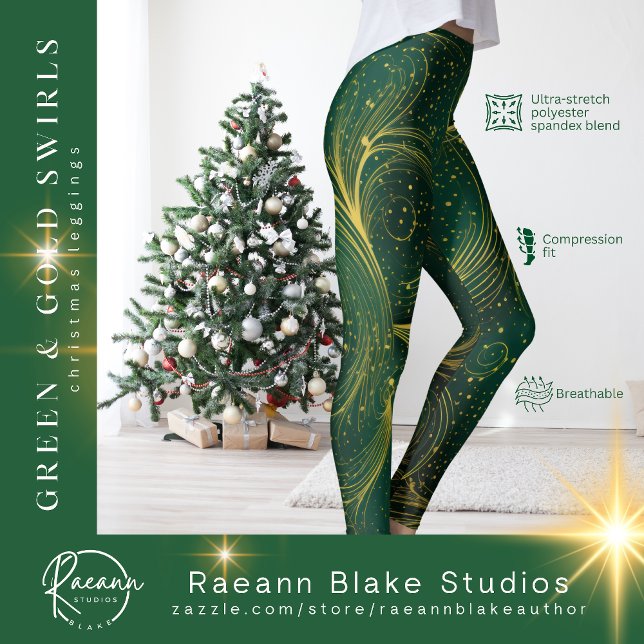 Festive Christmas Design Leggings (Creator Uploaded)