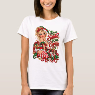 Festive Christmas Elf T-Shirt