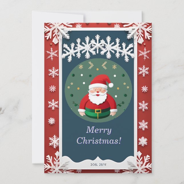Festive Christmas Frame Invitation (Front)