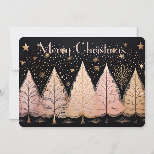 Festive Christmas Gift Greeting Card (Front)