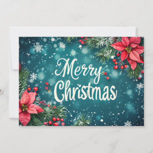 Festive Christmas Gift Greeting Card