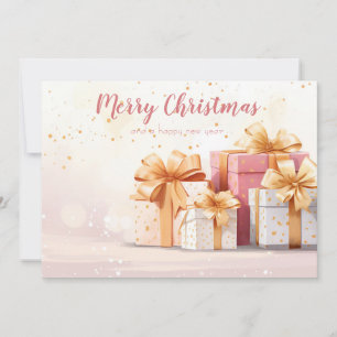 Festive Christmas Gift Greeting Card