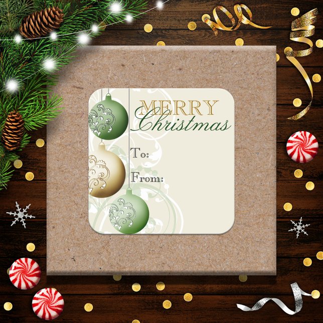 Festive Christmas Gift Tag Sticker (Creator Uploaded)