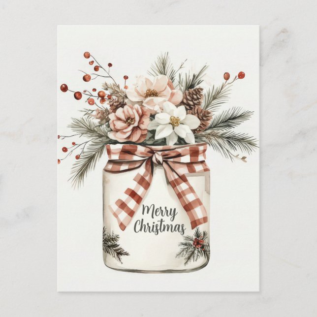Festive Christmas Greeting Card (Front)