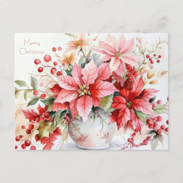 Festive Christmas Greeting Card (Front)
