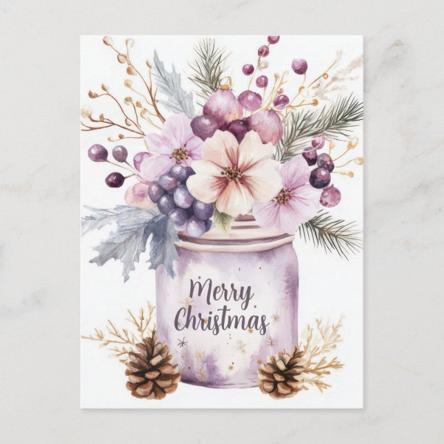 Festive Christmas Greeting Card (Front)