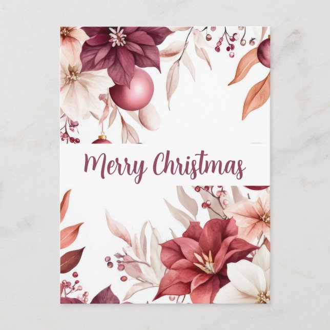 Festive Christmas Greeting Card (Front)